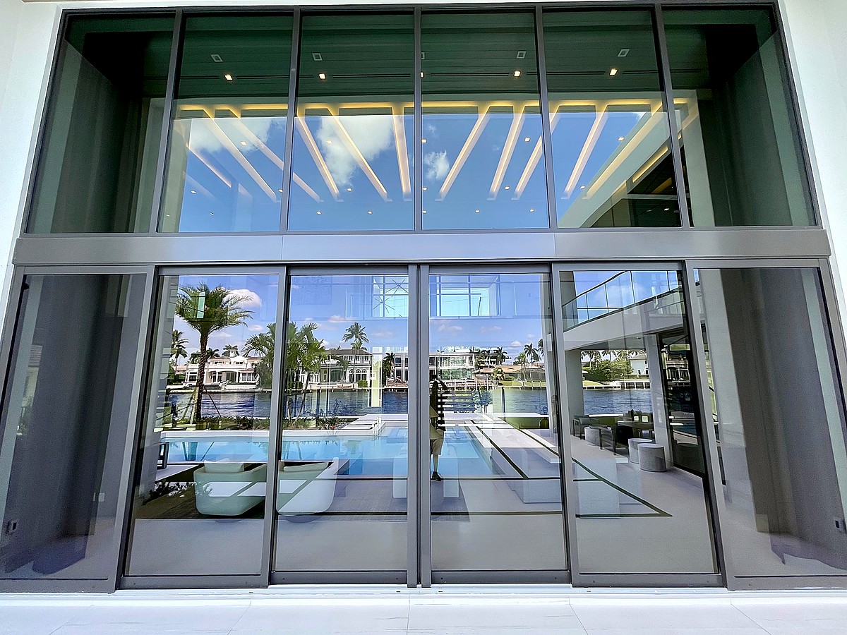 Coastal Delray Beach estate with professionally cleaned exterior windows